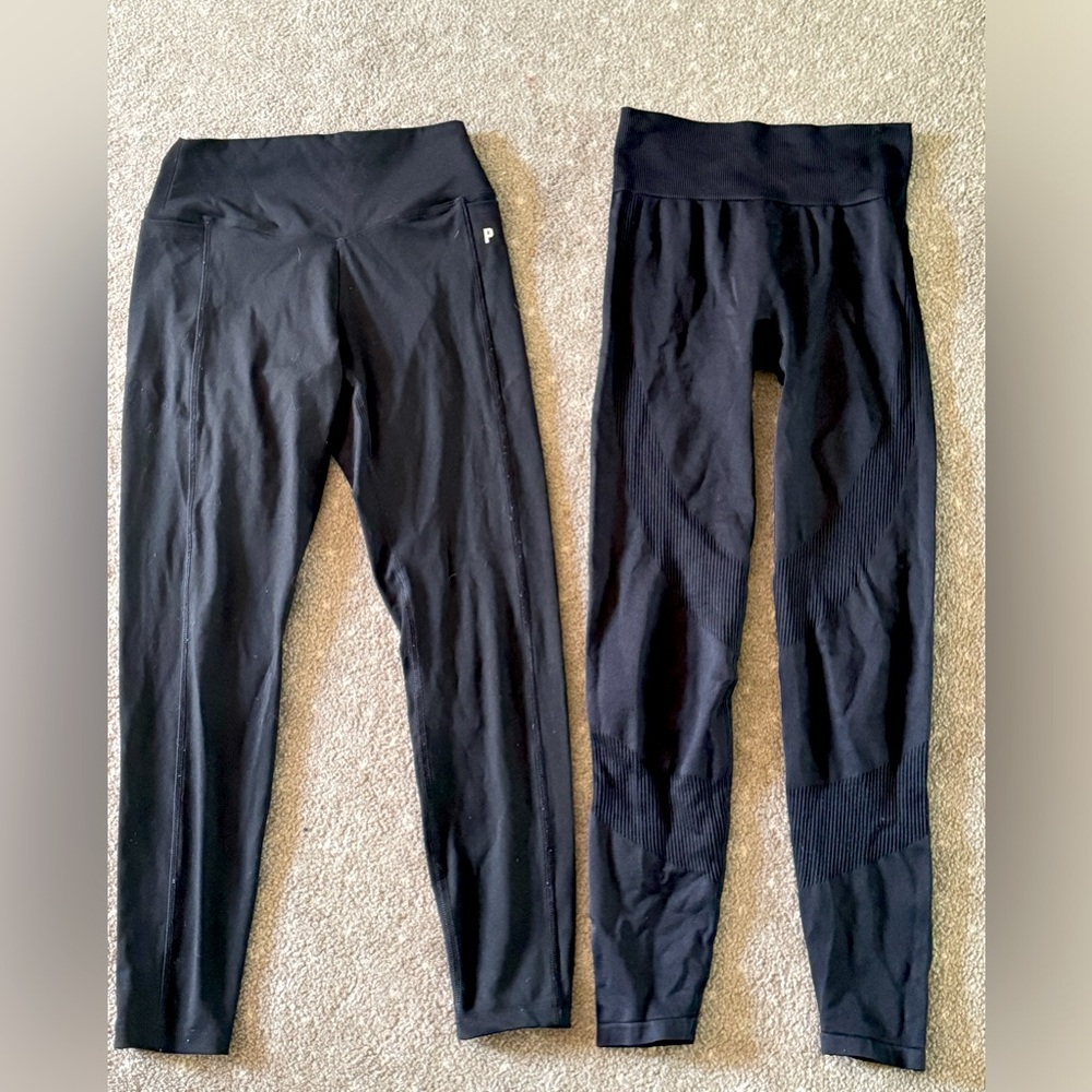 PINK active leggings set of 2- Sizes Small and XS/S